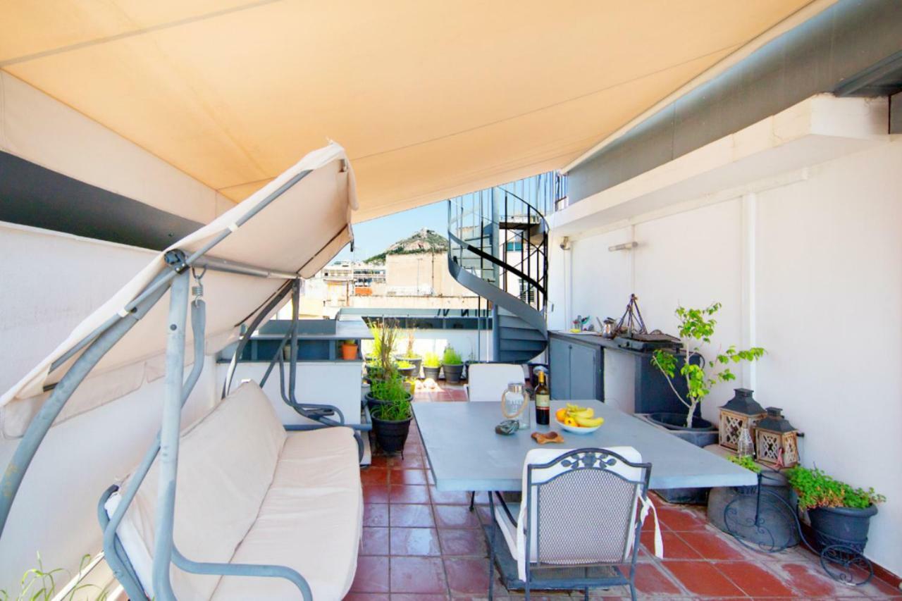 Topfloor Stylish Apartment With Acropolis View! Athènes Extérieur photo